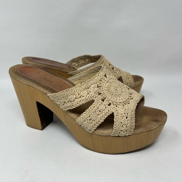 Sbicca Sylvan Dress Platform Sandals In Cream, Women’s Size EU 41 - Picture 2 of 12